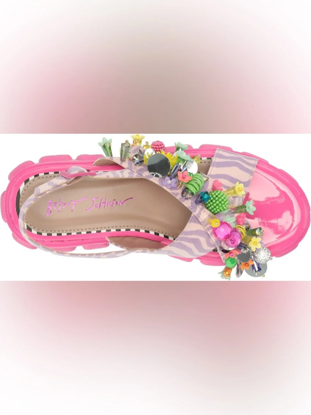 Betsey Johnson Women's Frankee Heeled Sandal. Size 6 1/2 - Picture 3 of 5